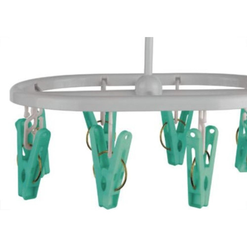 Varal Flashlimp Mini ''Oval''Com 08 Prendedores Lav9386