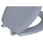 Assento Sanitario Astra Talento Oval Cinza Tto/Pp*Cz2
