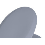 Assento Sanitario Astra Talento Oval Cinza Tto/Pp*Cz2