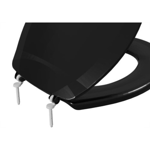 Assento Sanitario Astra Talento Oval Preto Tto/Pp*Pr1