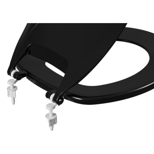 Assento Sanitario Astra Popular Preto Tpg*Pr1