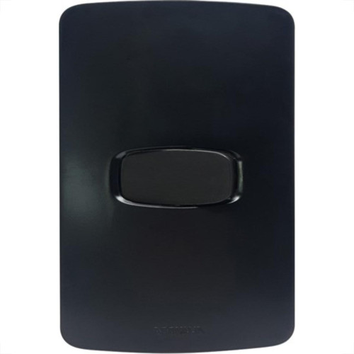 Conjunto Alumbra Gracia Maxx 4X2 Preto Com Placa 1 Simples 85648
