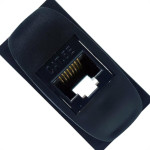 Modulo Alumbra Gracia 1 Tomada Rj45 Preto 85363