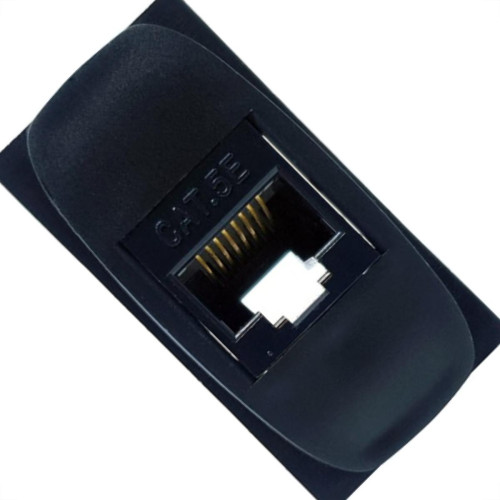 Modulo Alumbra Gracia 1 Tomada Rj45 Preto 85363