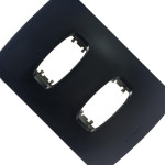 Placa Alumbra Gracia 4X2 Preta (2 Modulos Distanciados) 85692