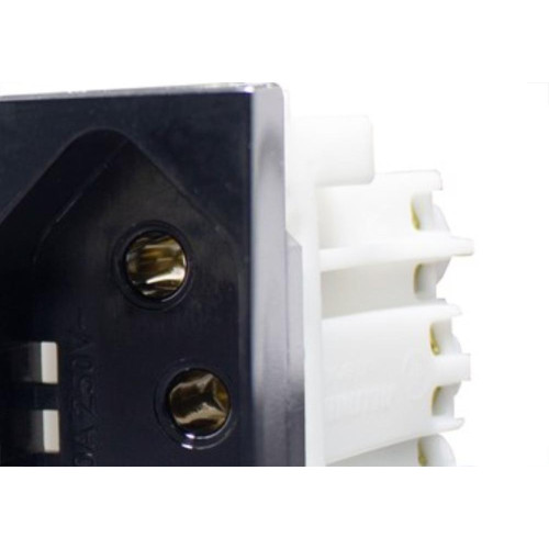 Modulo Tomada Alumbra Inova 2Polo+Terra 10A Black Piano 85509