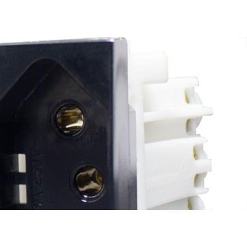Modulo Tomada Alumbra Inova 2Polo+Terra 20A Black Piano 85510