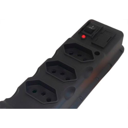 Filtro Linha Asantos 3 Tomadas + Usb Bivolt 3093