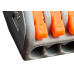 Conector Emenda Asantos Flow 3Polo 4Mm Com 2Pecas 3213
