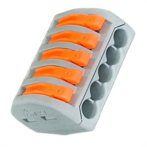 Conector Emenda Asantos Flow 5Polo 4Mm Com 2Pecas 3215