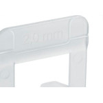 Espacador Nivelador Cortag Smart 2,0Mm C/500Pecas 62412