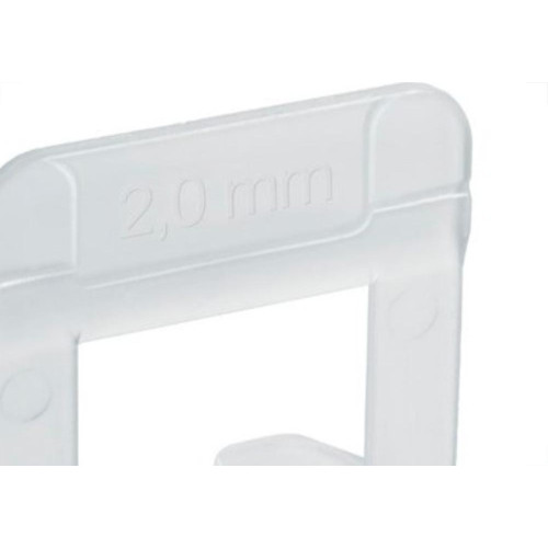 Espacador Nivelador Cortag Smart 2,0Mm C/500Pecas 62412
