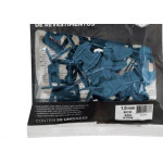 Espacador Nivelador Cortag Eco 1,0Mm Azul Com 50Pecas 61334