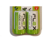 Pilha Recarregavel Flexgold Grande ''D'' Com 2 Pecas 4500Mah Fx-D45B2