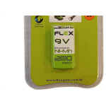 Pilha Recarregavel Flexgold Bateria 9V Com 1 Peca 280Mah Fx-9V/28B1
