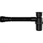 Sifao Pvc Copo Astra Flexivel Universal Preto Ssuc3