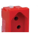 Kit C/3 - Modulo Pial Pop Vermelho 1 Tomada 20A Lg03020Vm