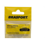 Cartela Abracadeira Rosca Sem Brasfort Fim  1/2 X 5/8'' Cartela Com 2 Pecas 7650