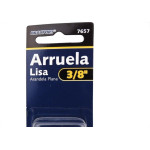 Cartela Arruela Lisa Zincada Brasfort  3/8'' Cartela Com 08 Pecas 7657