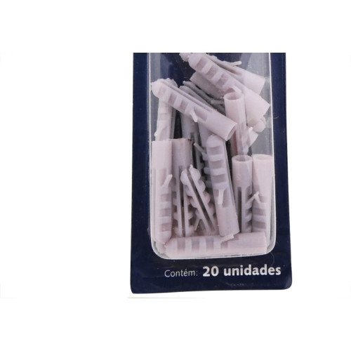 Cartela Bucha Fixacao Brasfort 05 Cartela Com 20 Pecas 7659