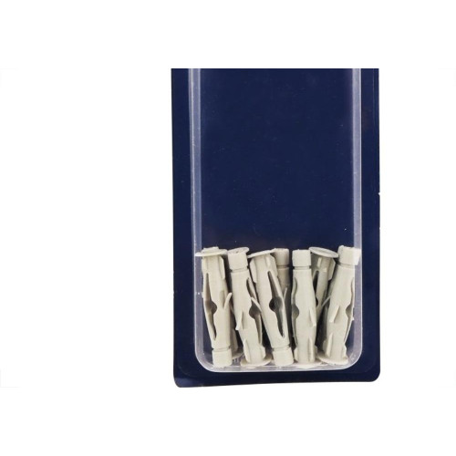 Cartela Bucha Fixacao Baiano/Gesso Brasfort 06 Sem Parafuso Cartela Com 10 Pecas 7664