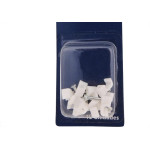 Cartela Grampo Fixa Fio Tipo Garra Brasfort 06 Branco Cartela Com 10 Pecas 7670