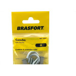 Cartela Gancho Com Bucha Brasfort 08 Cartela Com 04 Pecas 7674
