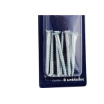 Cartela Parafuso Madeira Brasfort Cabeca Chata Fenda 4,2X40 Cartela Com 8 Pecas 7683