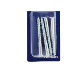 Cartela Parafuso Madeira Brasfort Cabeca Chata Fenda 4,8X50 Cartela Com 4 Pecas 7685