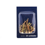 Cartela Parafuso Chipboard Brasfort Cabeca Chata Philips 3,0X20 Cartela Com 20 Pecas 7690