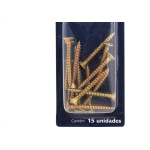 Cartela Parafuso Chipboard Brasfort Cabeca Chata Philips 3,5X30 Cartela Com 15 Pecas 7693