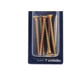 Cartela Parafuso Chipboard Brasfort Cabeca Chata Philips 4,5X50 Cartela Com 7 Pecas 7699