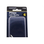 Cartela Pitao Brasfort Com Bucha 06 Cartela Com 6 Pecas 7703