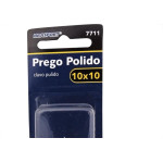 Cartela Prego Aco Polido Brasfort Com Cabeca  10X10 (1,50X23mm) Cartela Com 30 Gramas 7711
