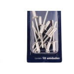 Cartela Rebite Brasfort Aluminio Repuxo 410 Cartela Com 10 Pecas 7717