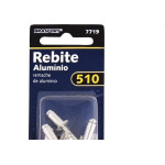 Cartela Rebite Brasfort Aluminio Repuxo 510 Cartela Com 10 Pecas 7719