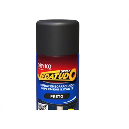 Borracha Liquida Impermeabilizante Spray Dryko Preta 400Ml