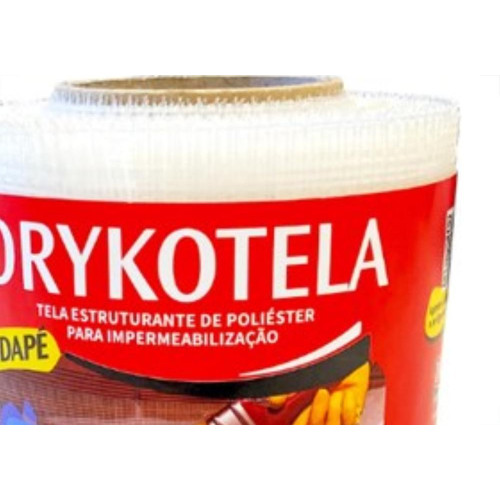 Tela Reforcada Para Impermealizacao Drykotela Rodape Resinada 21Cm X 35M