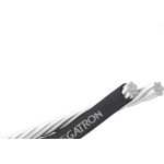 Fio De Aluminio Megatron Duplex 1Kv 10Mm 100M Preto 5401