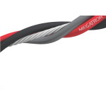 Fio De Aluminio Megatron Quadriplex 1Kv 35Mm 100M Preto/Cinza/Vermelho Bobina 5501