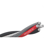 Fio De Aluminio Megatron Quadriplex 1Kv 35Mm 100M Preto/Cinza/Vermelho Bobina 5501