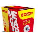 Fio Cabo Rede Megatron Cat6 4Pares 100M Vermelho 2381