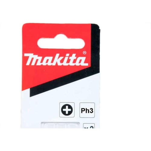 Ponteira Makita Bits Phillips Ph3 X 25Mm Curta Com 3 Pecas B-23472