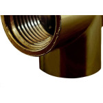 Tee Zamac Garden 1/2'' Rosca Rosca Amarelo 10173E