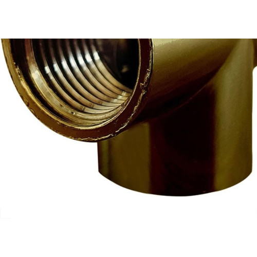 Tee Zamac Garden 1/2'' Rosca Rosca Amarelo 10173E