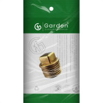 Plug Zamac Cromado 1/2'' Rosca Rosca Macho Amarelo 10638E