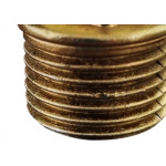 Plug Zamac Cromado 1/2'' Rosca Rosca Macho Amarelo 10638E