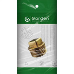 Plug Zamac Cromado 3/4'' Rosca Rosca Macho Amarelo 10639E