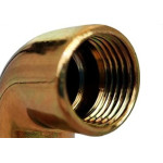 Cotovelo Zamac Garden 1/2'' Macho Femea Amarelo 10897E