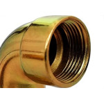 Cotovelo Zamac Garden 3/4'' Macho Femea Amarelo 10898E